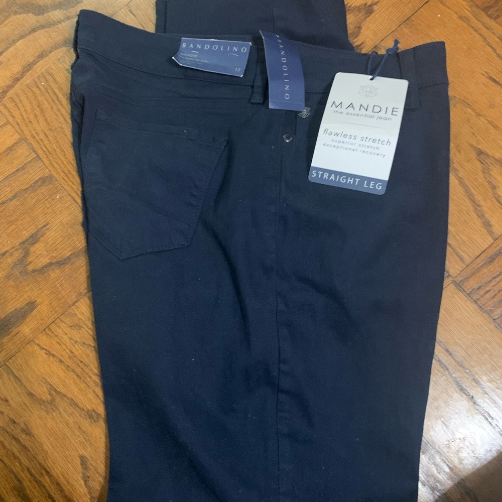 Bandalino Blue Mandie Pants 12 NWT
